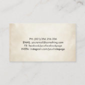 Kleurrijke kunststofcamera-Shutter Visitekaartje (Achterkant)