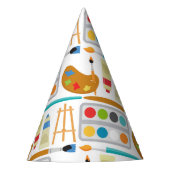 Kleurrijke kunststofonderdelen - vun schilderpatro feesthoedjes (Voorkant)