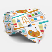 Kleurrijke kunststofonderdelen - vun schilderpatro stropdas (Opgerold)