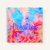 Kleurrijke kunstzinnige esthetische Schattigee mod Notitieboek (Voorkant)