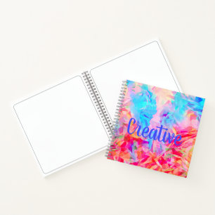 Kleurrijke kunstzinnige esthetische Schattigee mod Notitieboek