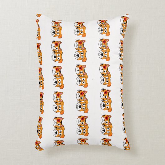 Kleurrijke kussen voor de kinderkamer (Voorkant(Verticaal))