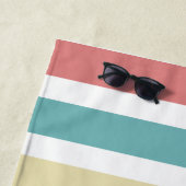 Kleurrijke kuststaven strandlaken (In situ)