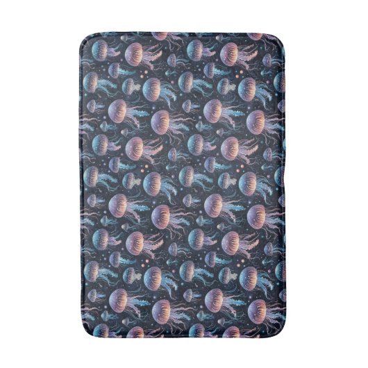 Kleurrijke kwal badmat - grillige oceaan Zee (Voorkant Verticaal)