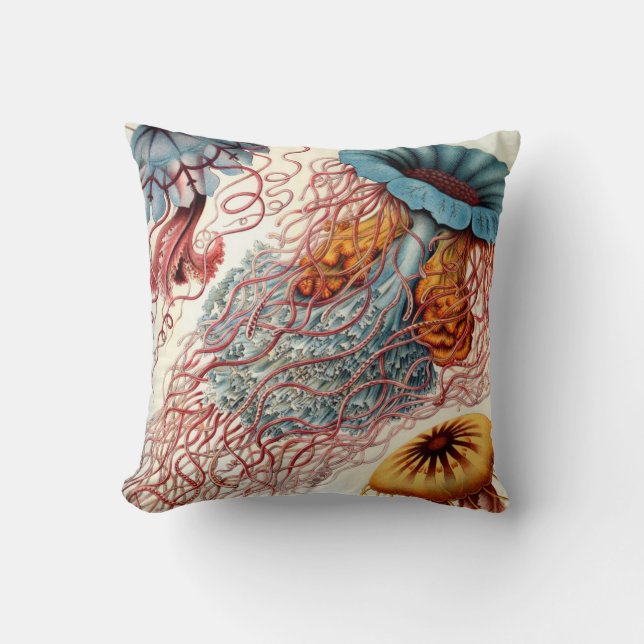  kleurrijke kwal kussen (Voorkant)