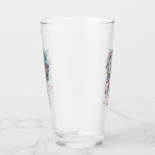 Kleurrijke kwal met Mandella Glas (Rechts)