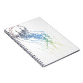 kleurrijke kwal notitieboek (Rechterzijde)