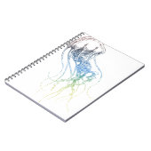 kleurrijke kwal notitieboek (Linkerzijde)