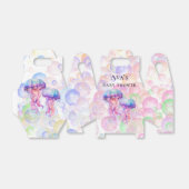 Kleurrijke Kwallen en Bubbels Meisje Baby shower Bedankdoosjes (Uitgevouwen)