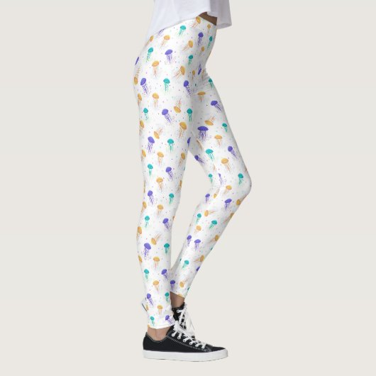 Kleurrijke kwalpatroon leggings (Rechts)