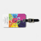 Kleurrijke Kwamis Bagagelabel (Voorkant horizontaal)