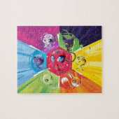 Kleurrijke Kwamis Legpuzzel (Horizontaal)