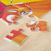 Kleurrijke Kwamis Legpuzzel (Zijkant)