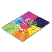 Kleurrijke Kwamis Notitieboek (Linkerzijde)