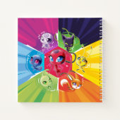 Kleurrijke Kwamis Notitieboek (Achterkant)