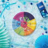 Kleurrijke Kwamis Papieren Bordje (Feest)