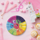 Kleurrijke Kwamis Papieren Bordje (Feest)