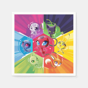 Kleurrijke Kwamis Servet