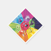 Kleurrijke Kwamis Servet (Hoek)