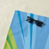 Kleurrijke Kwamis Strandlaken (In situ)