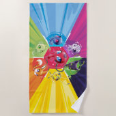 Kleurrijke Kwamis Strandlaken (Voorkant)