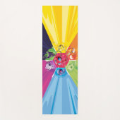 Kleurrijke Kwamis Yogamat (Voorkant)