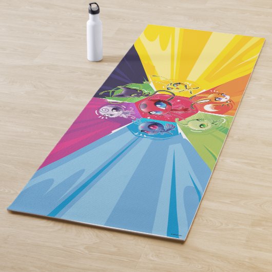 Kleurrijke Kwamis Yogamat (In situ)