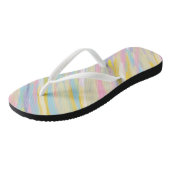 Kleurrijke Kwaststreek Teenslippers (Schuin)