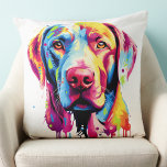 Kleurrijke Labrador Retriever Hondenliefhebber Kussen<br><div class="desc">Introductie van onze Labrador Retriever kussen, de perfecte aanvulling op elk hondenliefhebber interieur collectie. Verkrijgbaar in zwarte, gele of chocolade labs, dit kussen heeft kleurrijke pootafdrukken in een retro en toch moderne stijl. Ontworpen voor labrador liefhebbers, fokkers, hondenmoeders en vaders, dit kussen is een stijlvolle manier om je liefde voor...</div>