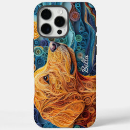 Kleurrijke Labrador Retriever Portret iPhone 16 Pro Max Hoesje