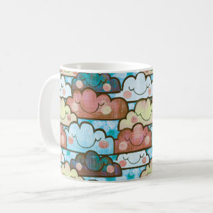 Kleurrijke Lachende Wolken Koffiemok