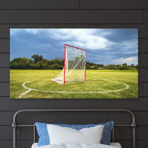 Kleurrijke Lacrosse Doelveld Sport Foto Canvas Afdruk
