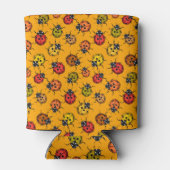 Kleurrijke ladybugs blikjeskoeler (Achterkant)