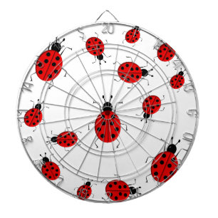 Kleurrijke ladybugs clipkunst dartbord