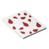 Kleurrijke ladybugs clipkunst notitieblok (Schuin)