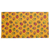 Kleurrijke ladybugs kussensloop (Voorkant-Rechts)