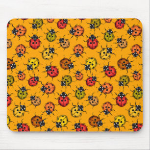 Kleurrijke ladybugs muismat