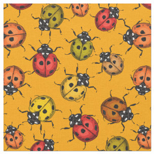 Kleurrijke ladybugs stof