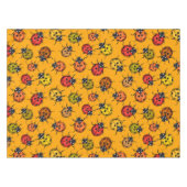 Kleurrijke ladybugs tafelkleed (Voorkant (Horizontaal))