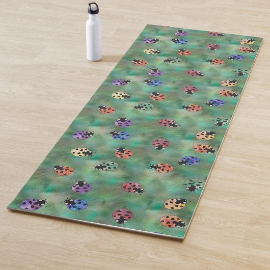 Kleurrijke Ladybugs Yoga Mat (In situ)