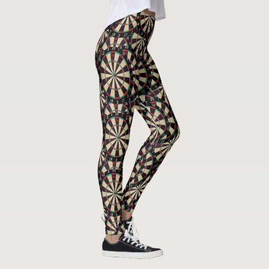 kleurrijke lagen van dartboards, leggings (Rechts)