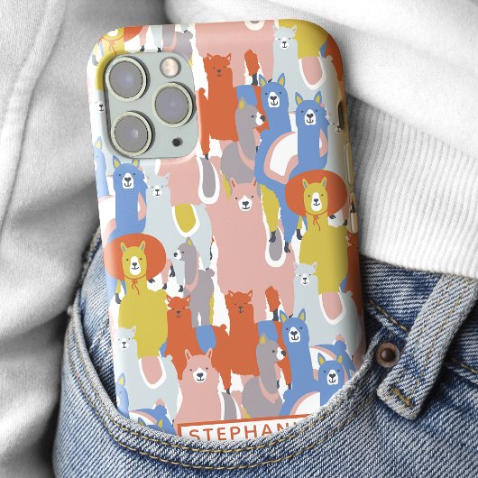 Kleurrijke Lama Case-Mate iPhone Case