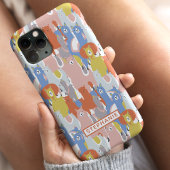Kleurrijke Lama iPhone 15 Case