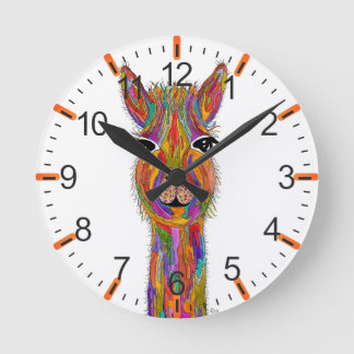 Kleurrijke Lama Klok