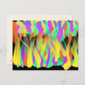 Kleurrijke lampen Moderne Christelijke Abstracte k Briefkaart (Voorkant / Achterkant)