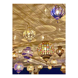 Kleurrijke Lantaarns - Marrakech, Marokko Foto Afdruk