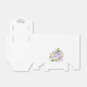 Kleurrijke Lavendel Flowers Baby shower Favor Box Bedankdoosjes (Uitgevouwen)