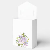 Kleurrijke Lavendel Flowers Baby shower Favor Box Bedankdoosjes (Geopend)