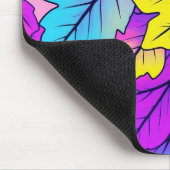Kleurrijke Leaf Design Desk Mat & Muismat (Hoek)