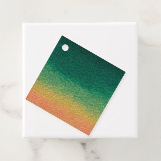 Kleurrijke Leather Art Gift Labels (In situ)